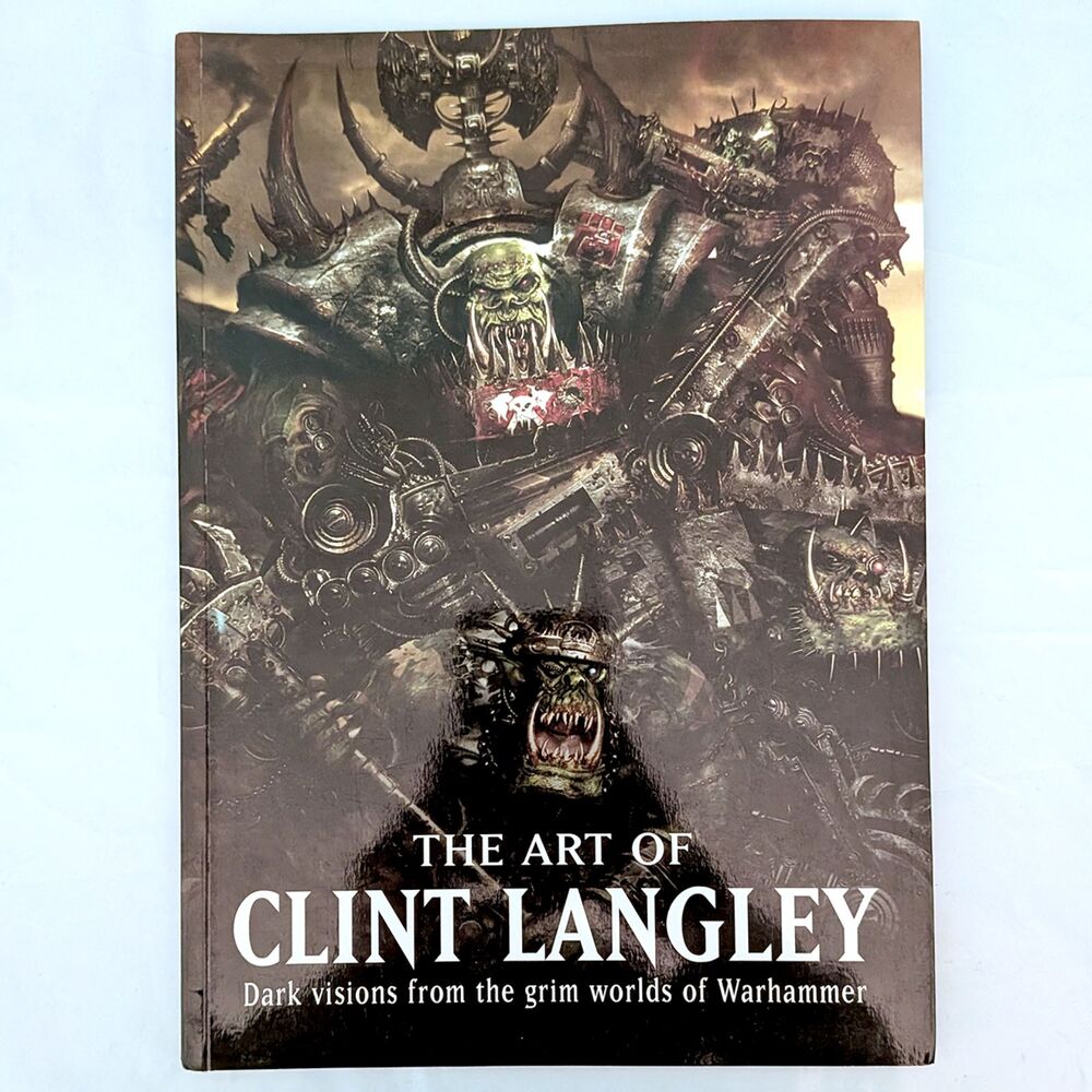 The Art of Clint Langley Dark Visions Warhammer 40K Book Collectible Paperback